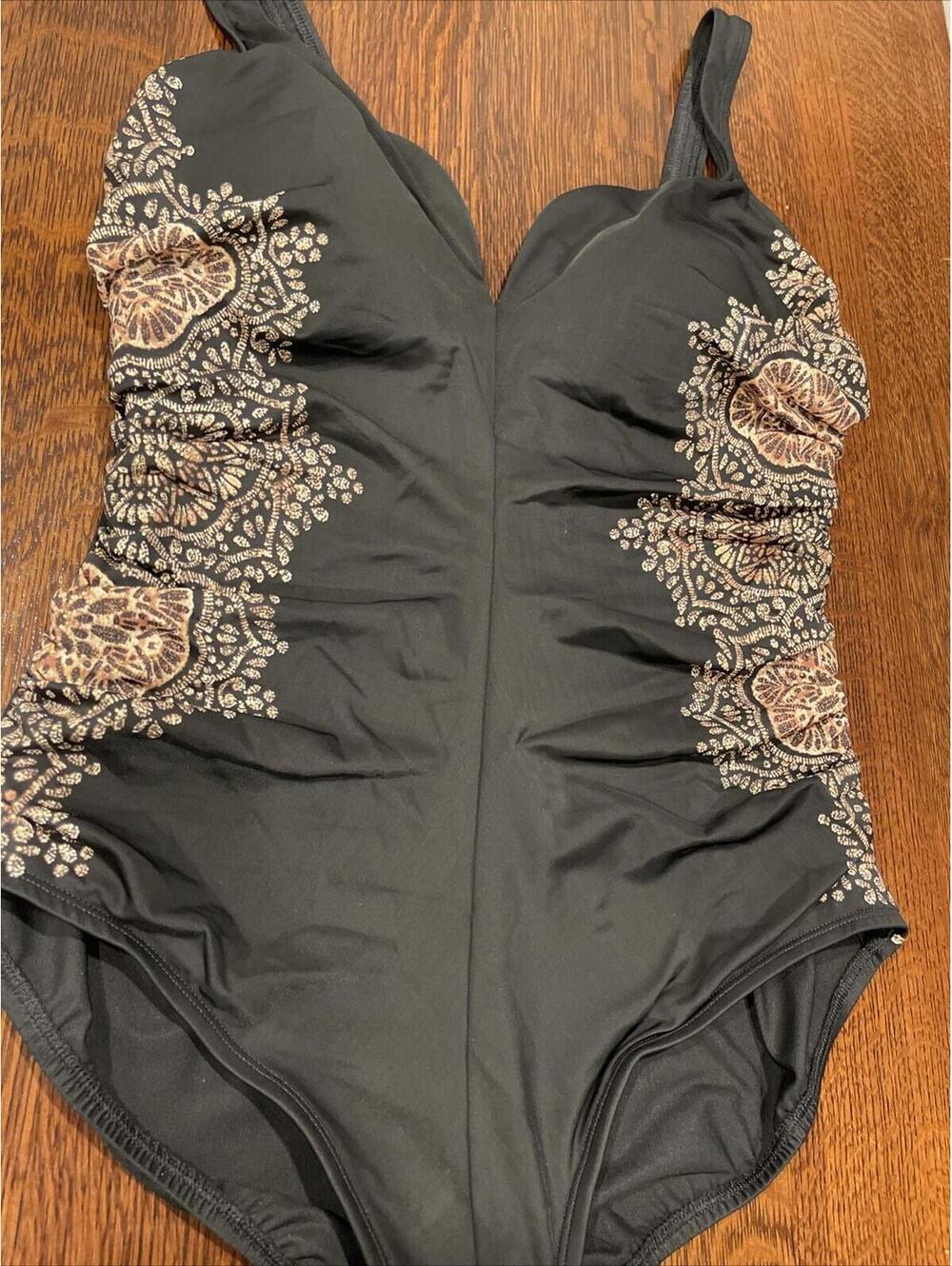 Miraclesuit Petal Pusher Temptress One Piece Swimsuit Size 16 [COPY] - Picture 5 of 9